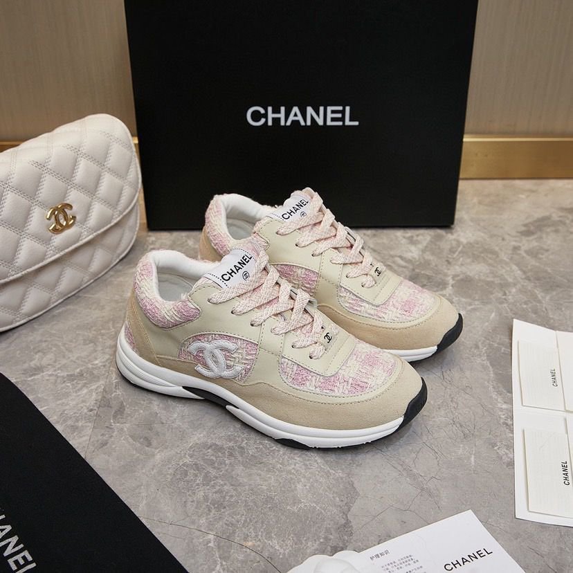 Sneakers rosa/beigen – Bild 2