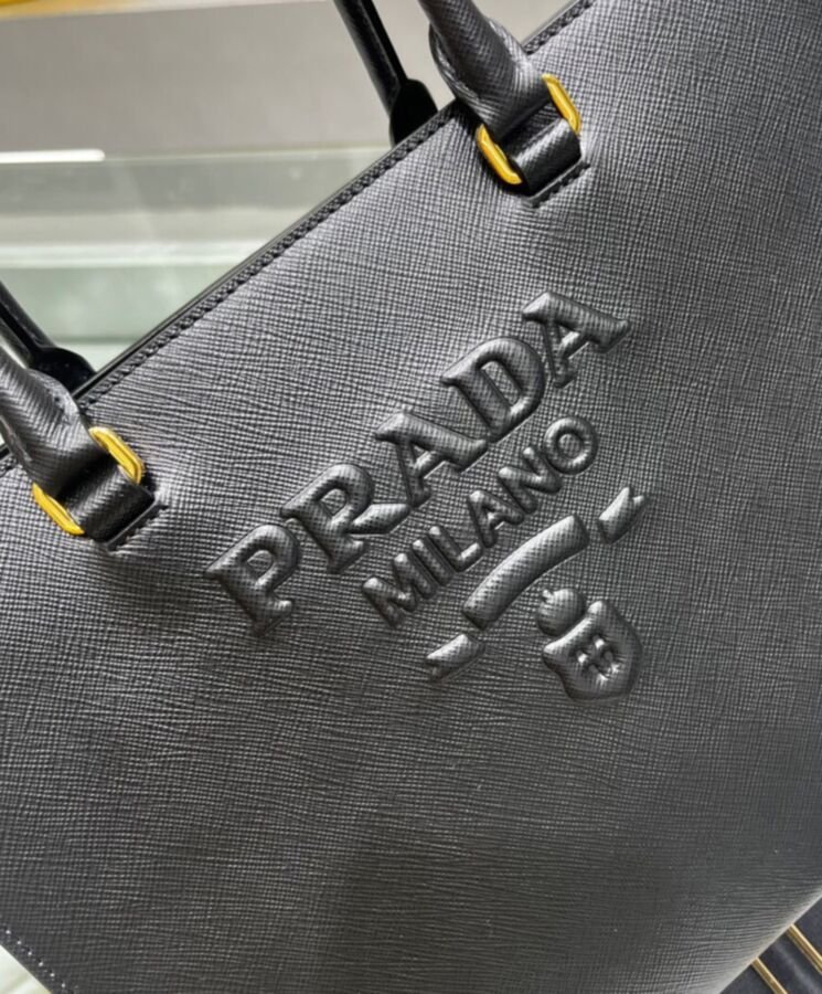 Saffiano Schwarz 28 cm – Bild 5