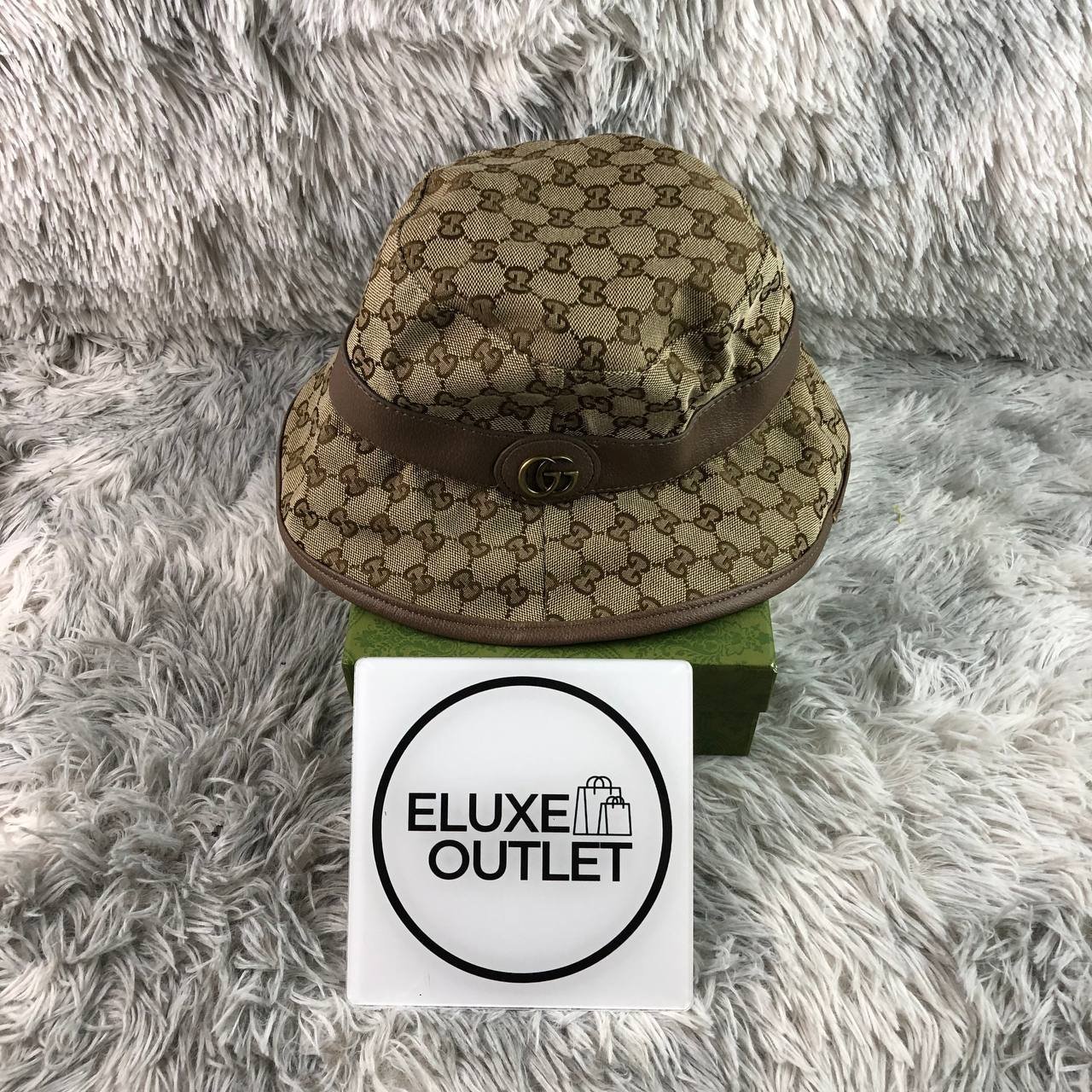 Canvas Bucket Hat Braun – Bild 2