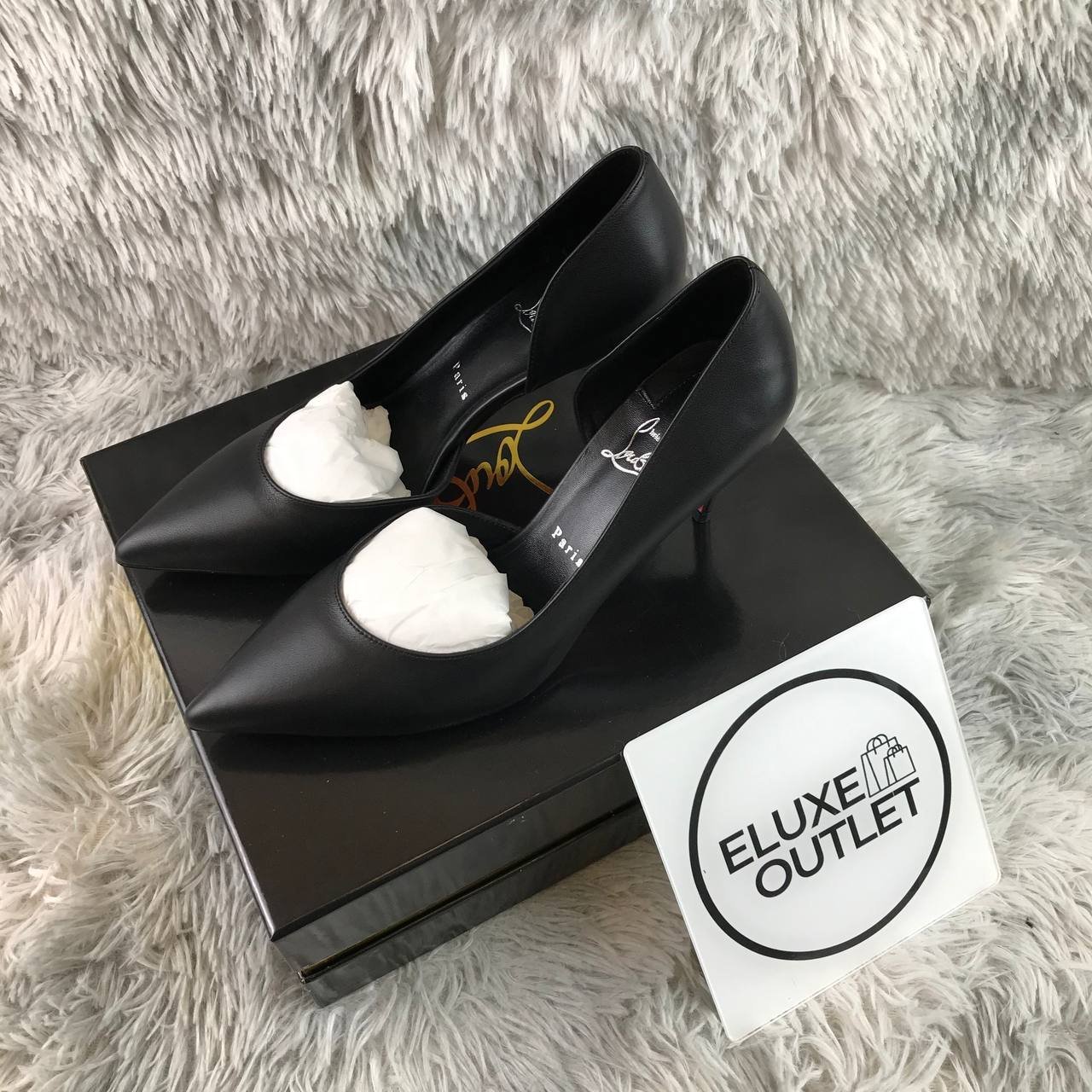 Louboutin Iriza Schwarz 8.5 cm – Bild 2