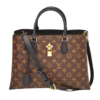 Monogram Canvas Flower Tote 35