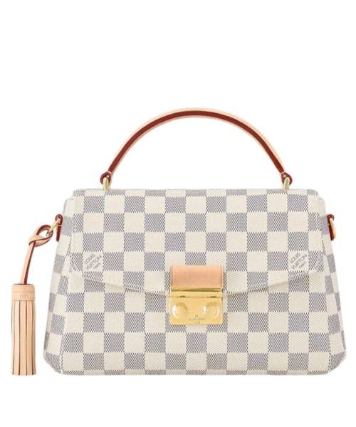 Croisette Damier Azur Canvas 24 cm