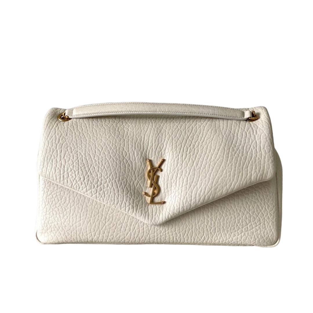 calypso large aus genarbtem beige 24 cm