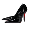 100 mm Pumps Patent Calf Leather Schwarz