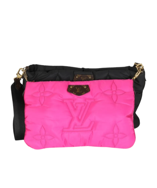 Pillow Multi Pochette Schwarz/Rosa 34 cm