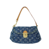 Mini Pleaty Monogram Denim 26 cm