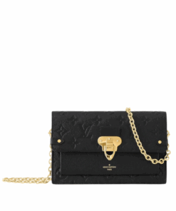 Vavin Chain Monogram Empreinte Schwarz 19 cm