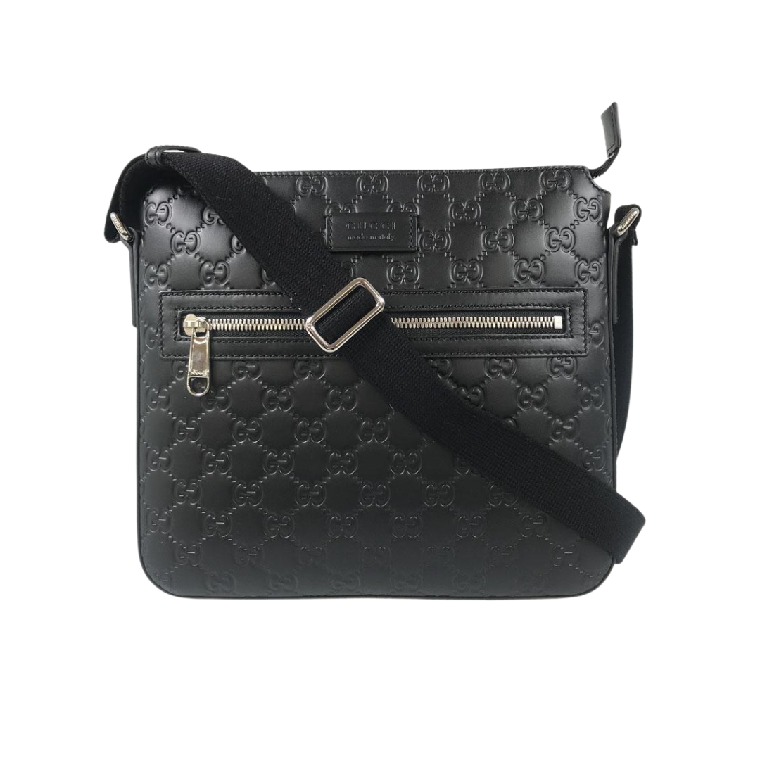 Schwarzes Signature-G-Leder