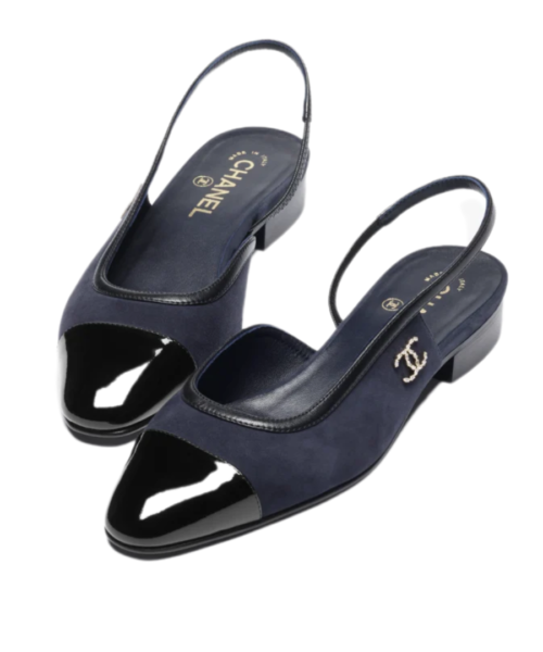 Fall-Winter Slingbacks Schwarz
