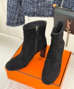 Alternative view of Stiefeletten mit hohen Absätzen Schwarze