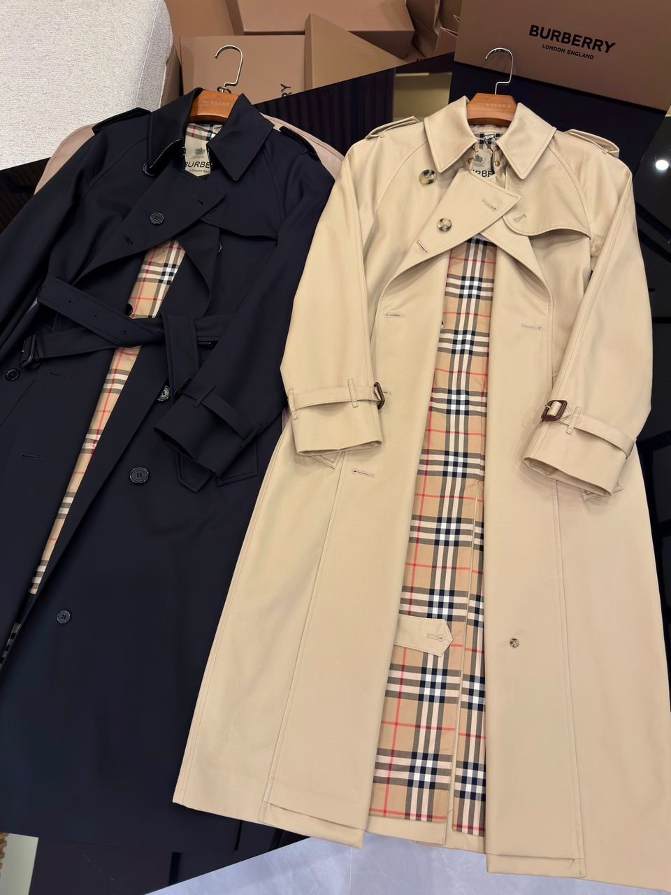 Trench Beige Lang – Bild 3