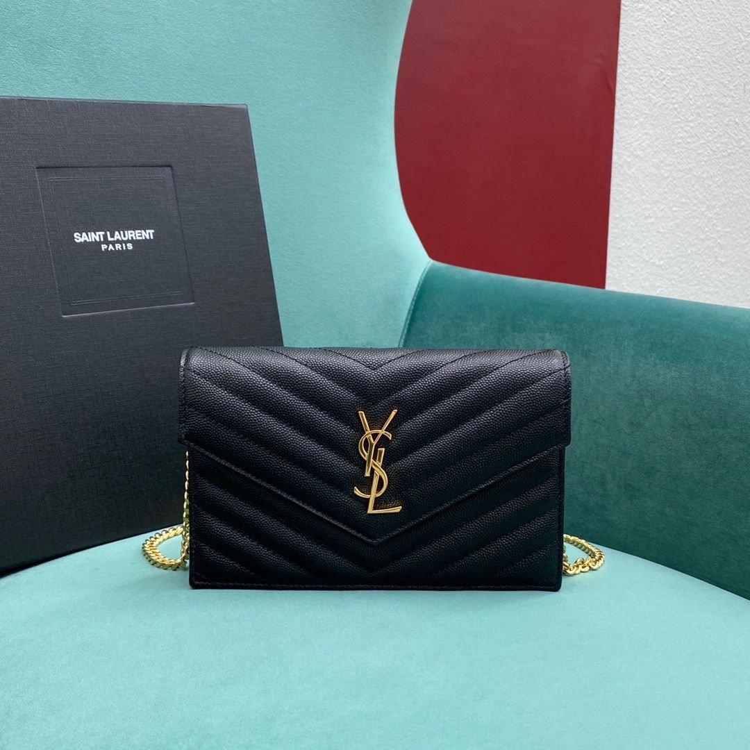 Cassandre Geldbörse in Schwarz 19 cm – Bild 2