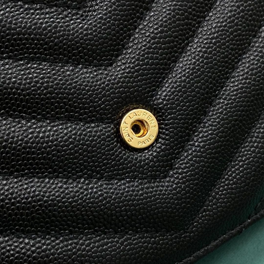 Cassandre Geldbörse in Schwarz 19 cm – Bild 7