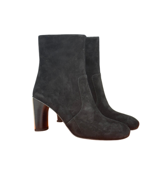 Stiefeletten mit hohen Absätzen Schwarze