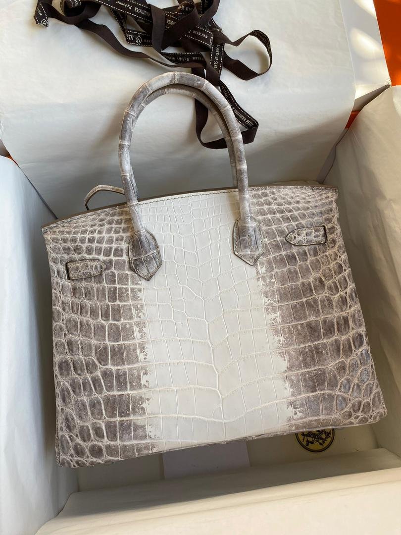 Hermès Birkin Himalaya 30 cm – Bild 3