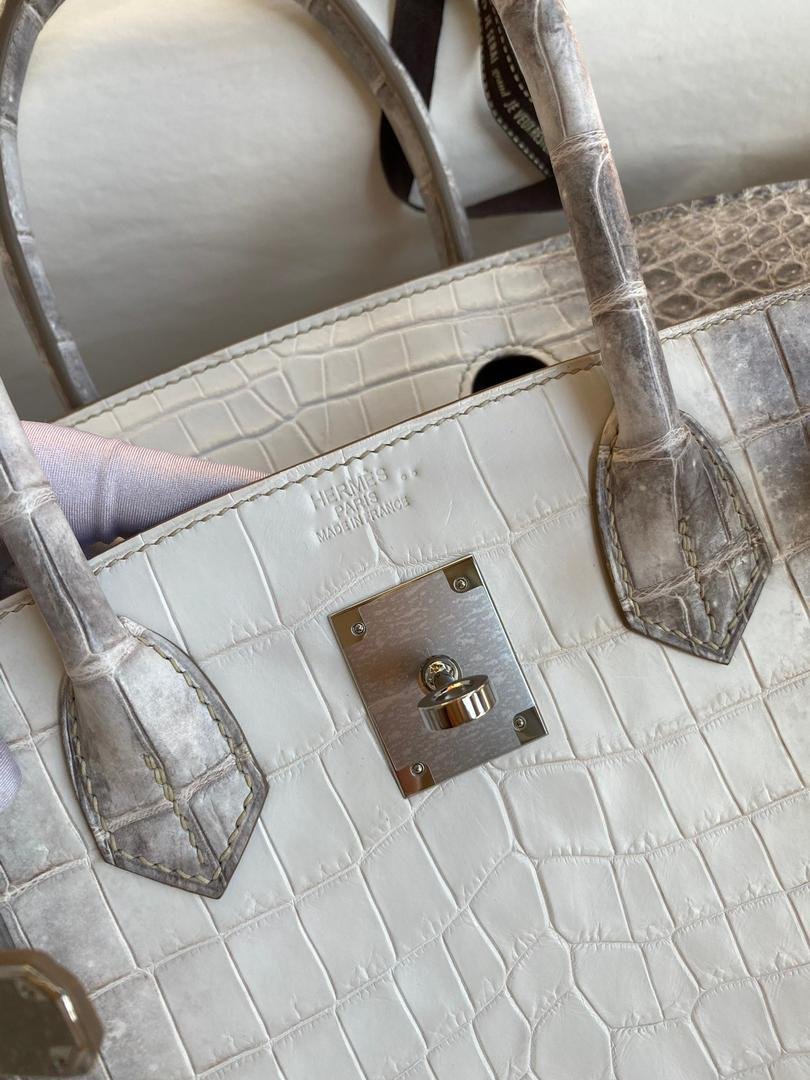 Hermès Birkin Himalaya 30 cm – Bild 5