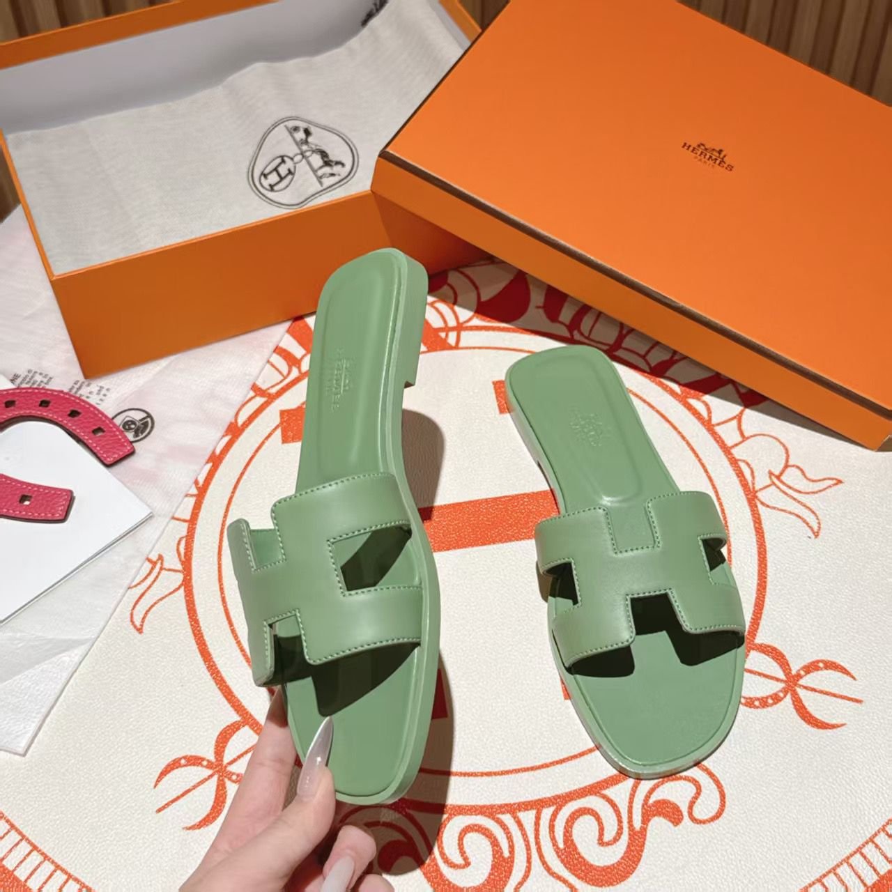 Hermès Oran Sandals – Bild 6