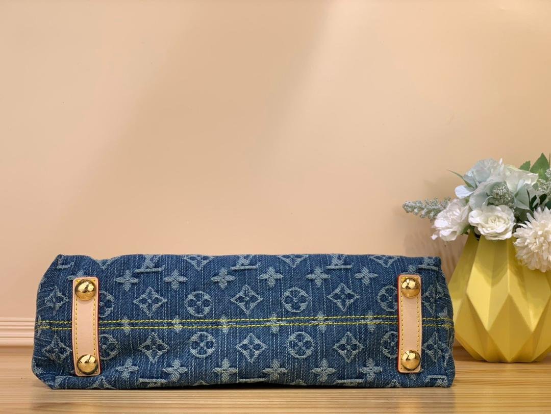 Monogramm-Denim Blau 30cm – Bild 6