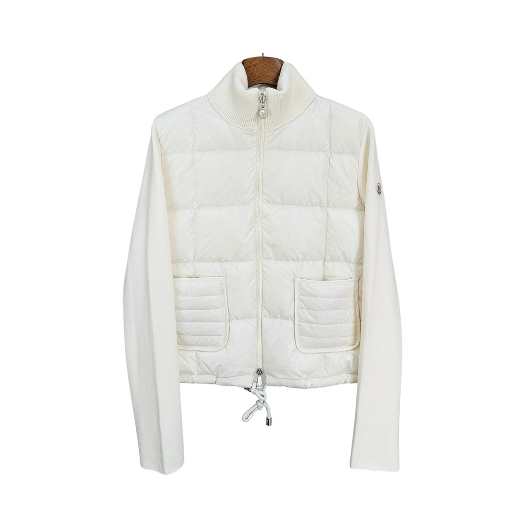 Wool Zip-Up Weiß
