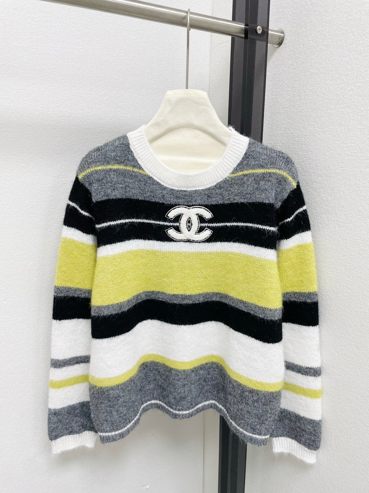 Chanel striped knit sweater – Bild 3