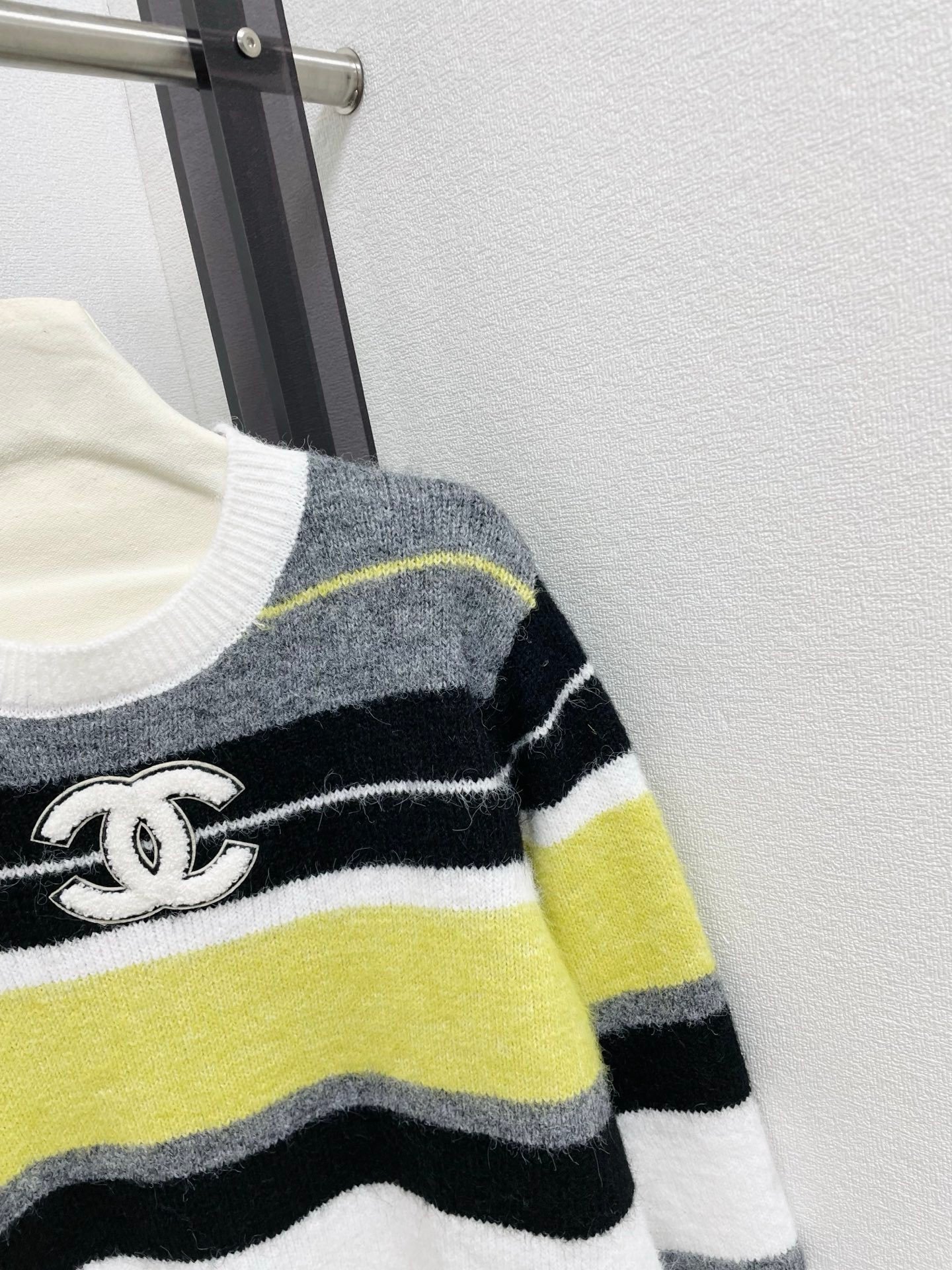 Chanel striped knit sweater – Bild 6