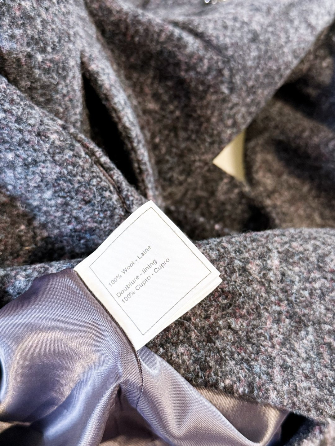 Chanel Woll Tweed Mantel – Bild 7