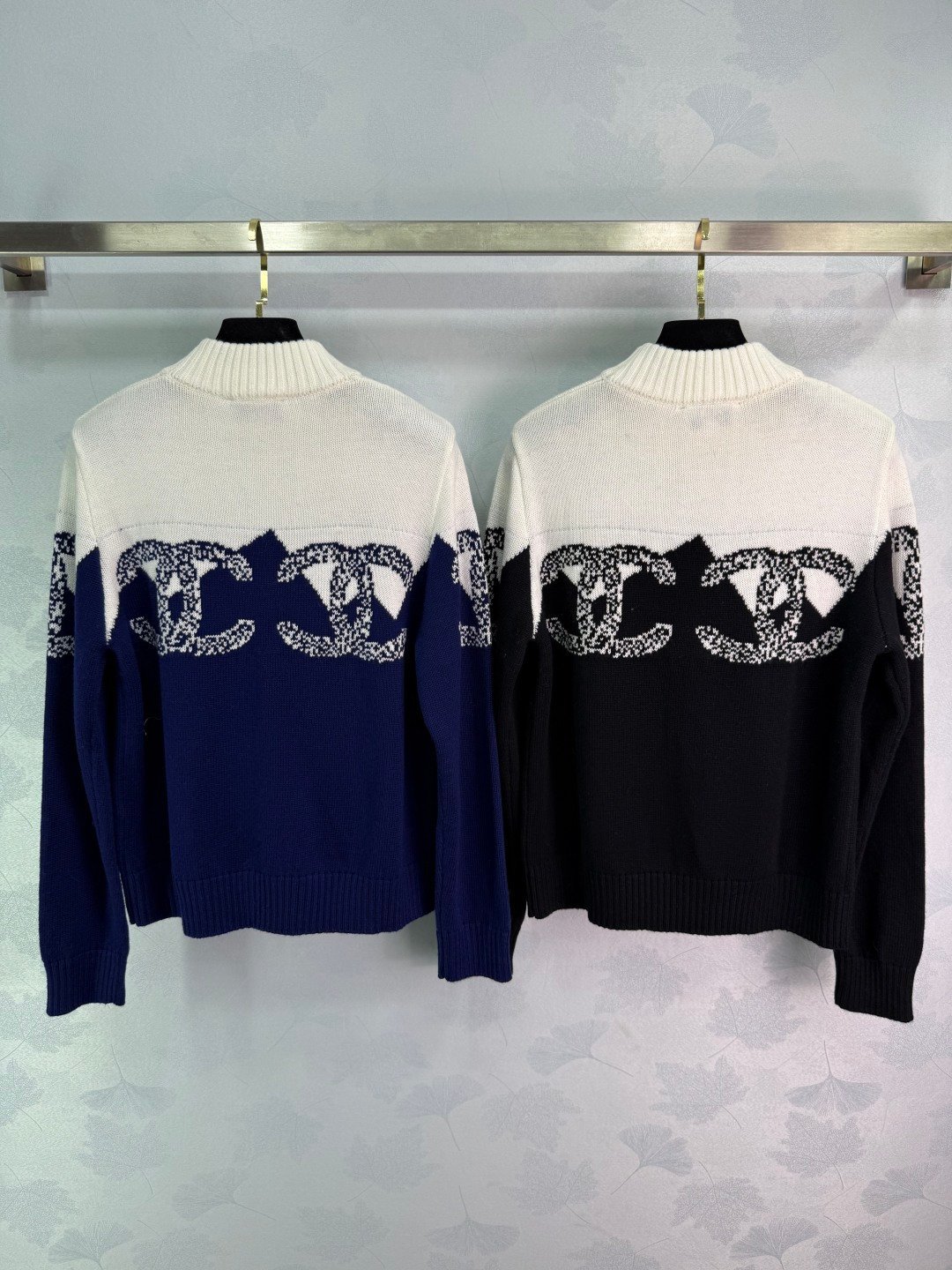 Chanel Pullover Dunkelblau und Schwarz – Bild 9
