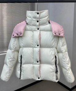 Alternative view of Puffer Jacket Weiß/Rosa