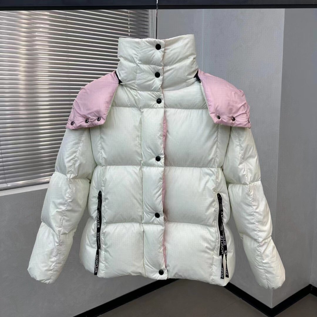 Puffer Jacket Weiß/Rosa – Bild 2