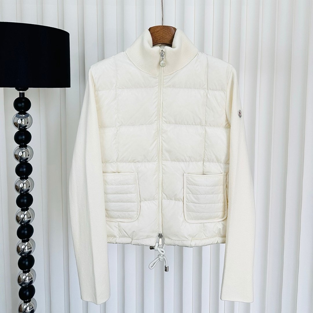 Wool Zip-Up Weiß – Bild 2