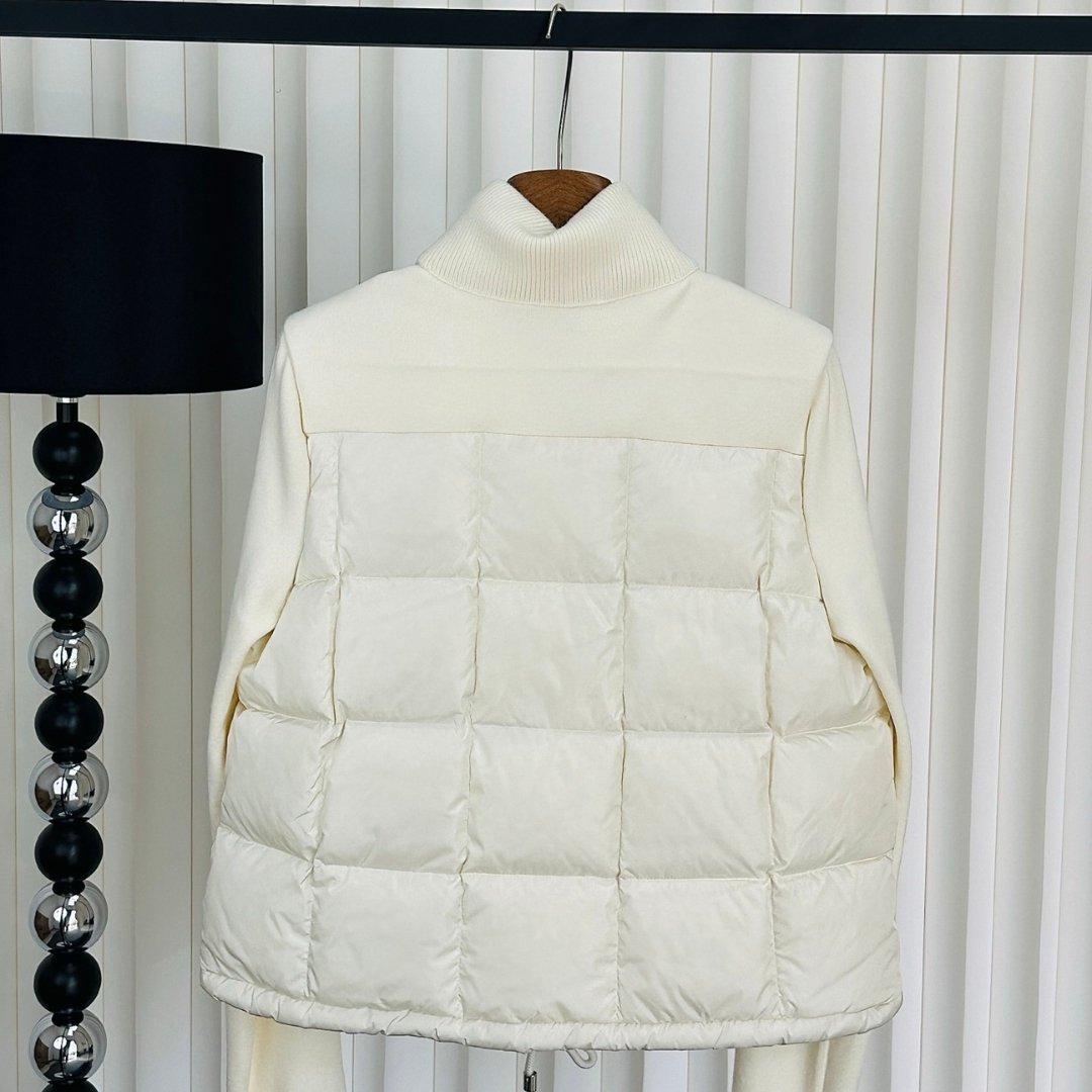 Wool Zip-Up Weiß – Bild 3