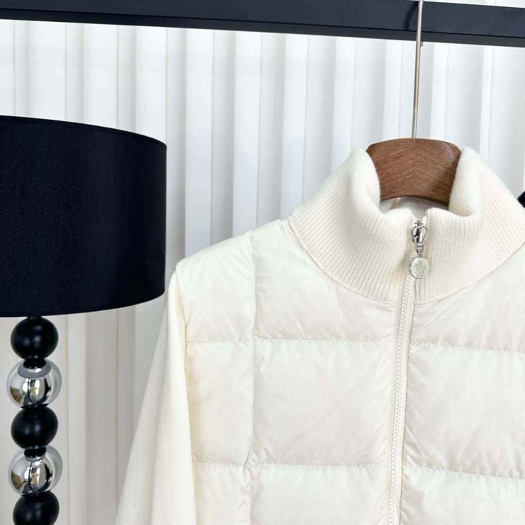 Wool Zip-Up Weiß – Bild 4
