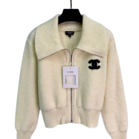 Chanel Jacke Cremeweiß