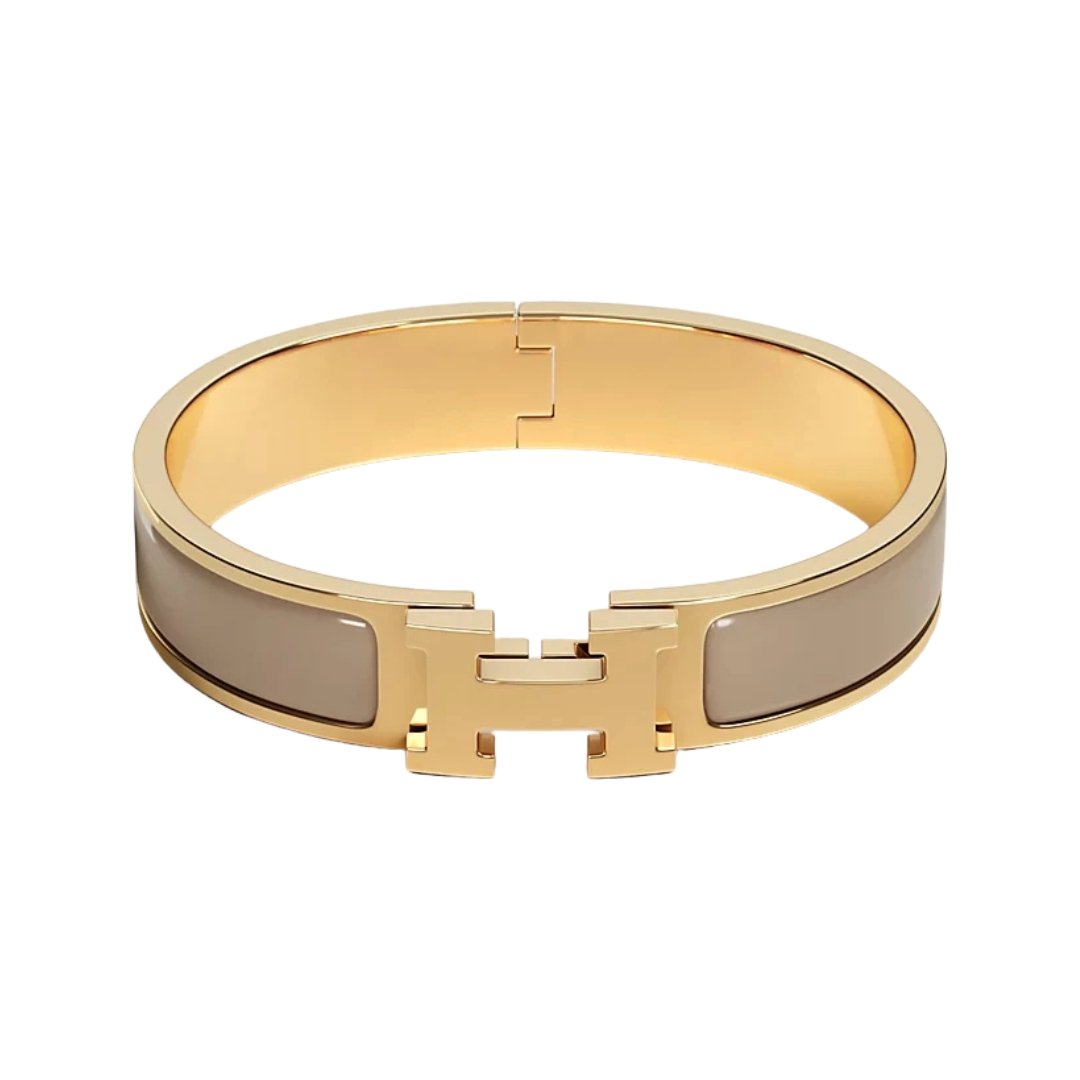 Clic H Bracelet With Gold-Plated