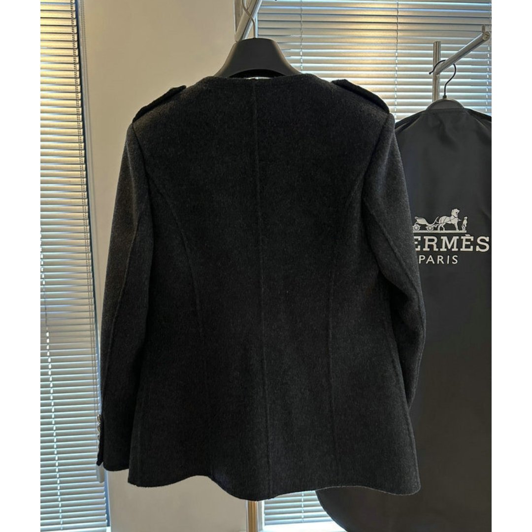 Trenchcoat Klassisch Schwarz – Bild 2