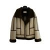 Jacket Aviator Shearling Beige