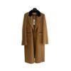 Long Coat Klassisch Wool Marrone