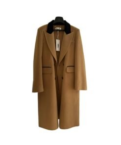 Long Coat Klassisch Wool Marrone