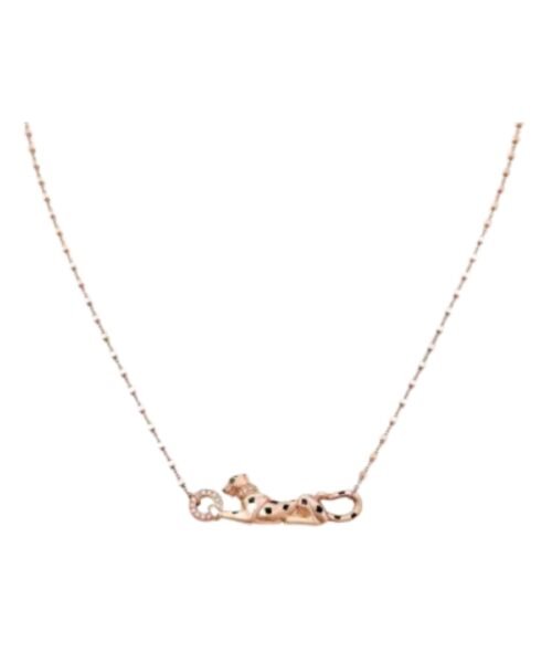 Panther Necklace, Rose Gold