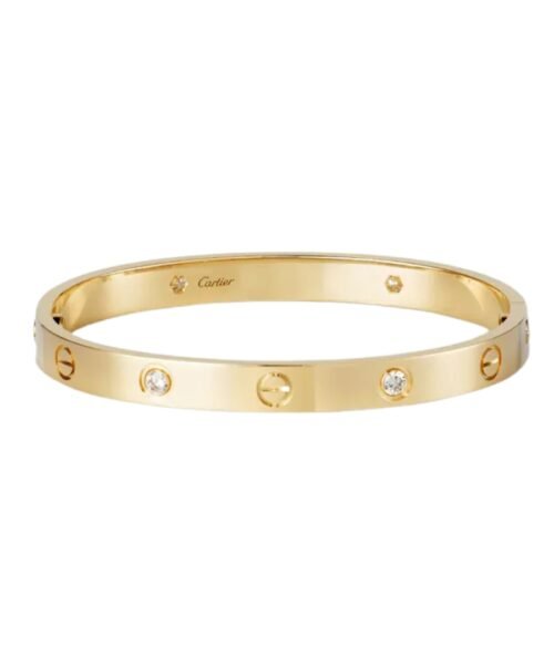 Love Bracelet, 4 Diamonds