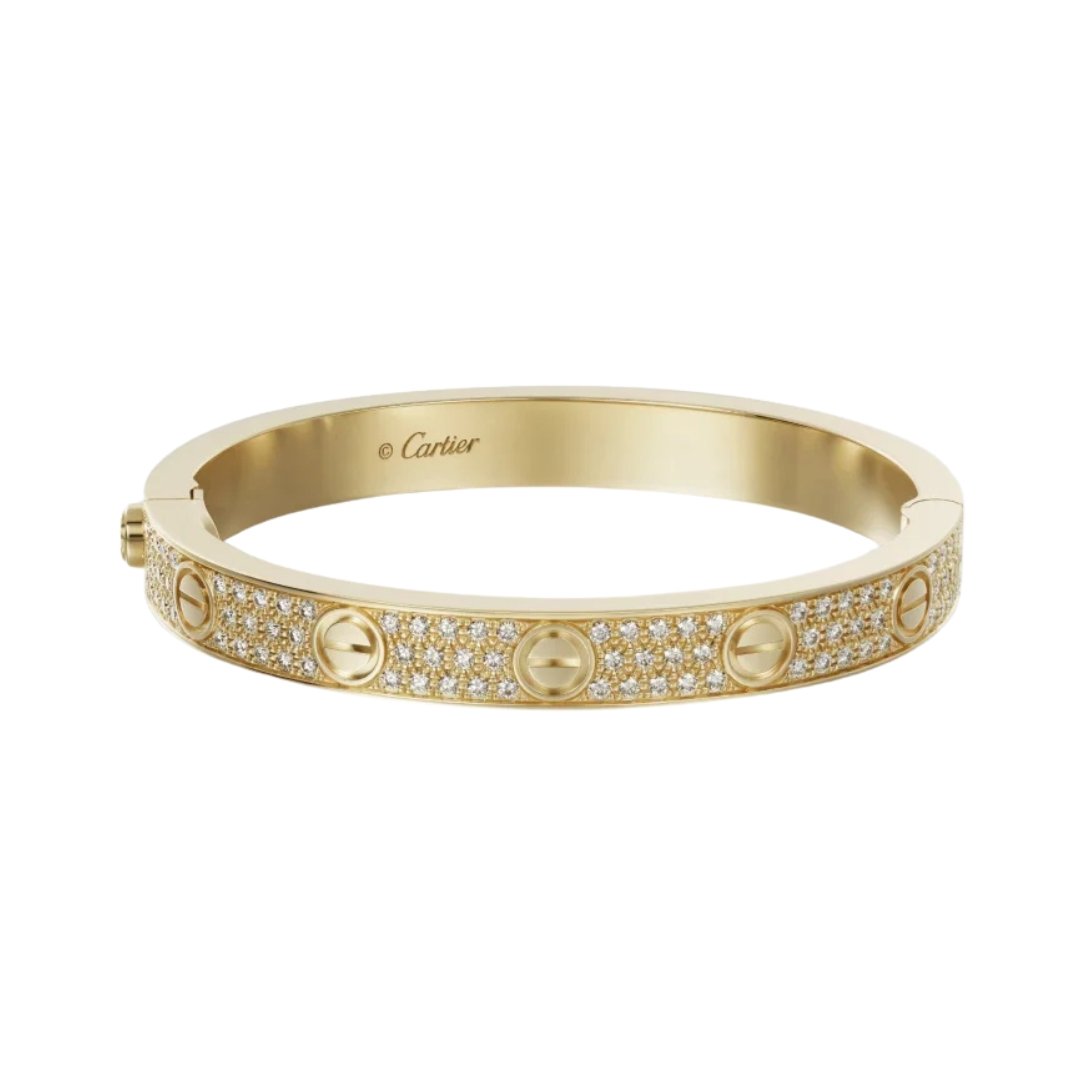 Love Bracelet, Diamond-Paved