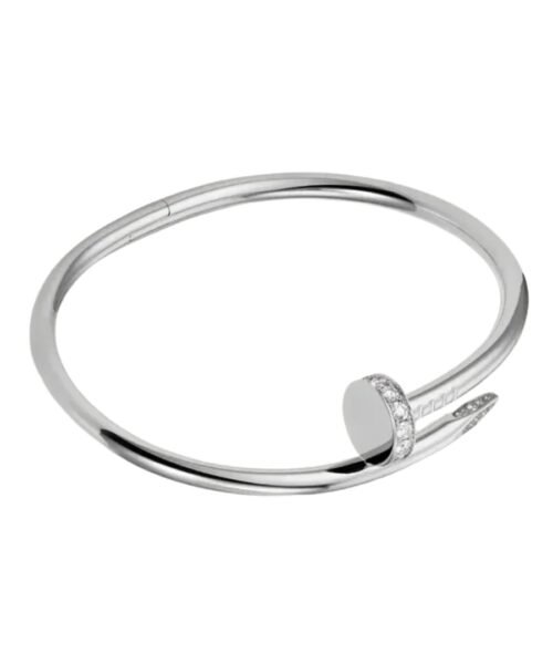 Just a Nail Bracelet, White Gold, Diamonds