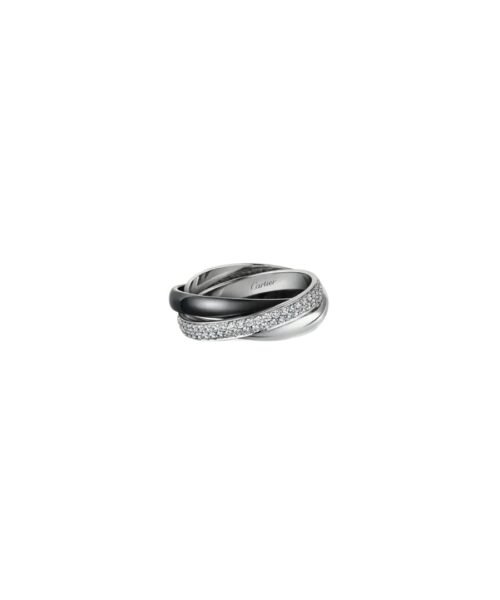 Ring, Diamond-Paved, Ceramic