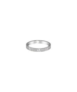 Love Ring, Small Model White Gold