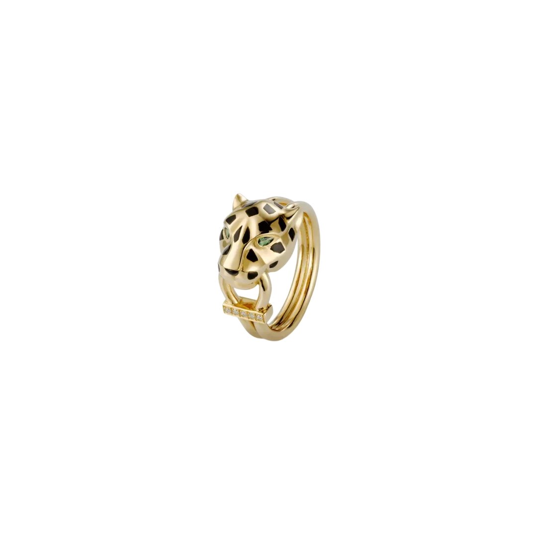 Panther Ring Yellow Gold