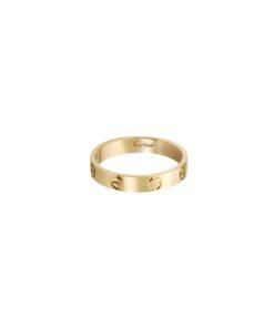 Love Wedding Band Yellow Gold