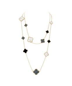 Magic Alhambra Long Necklace, 16 Motifs