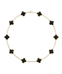 Alhambra Necklace, 10 Motifs, Yellow Gold