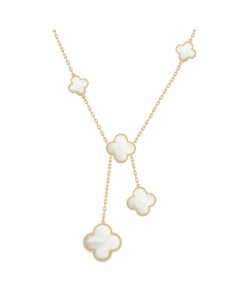 Necklace, 6 Motifs White Mother-of-Pearl