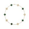 Alhambra Necklace, 10 Motifs Round Diamonds